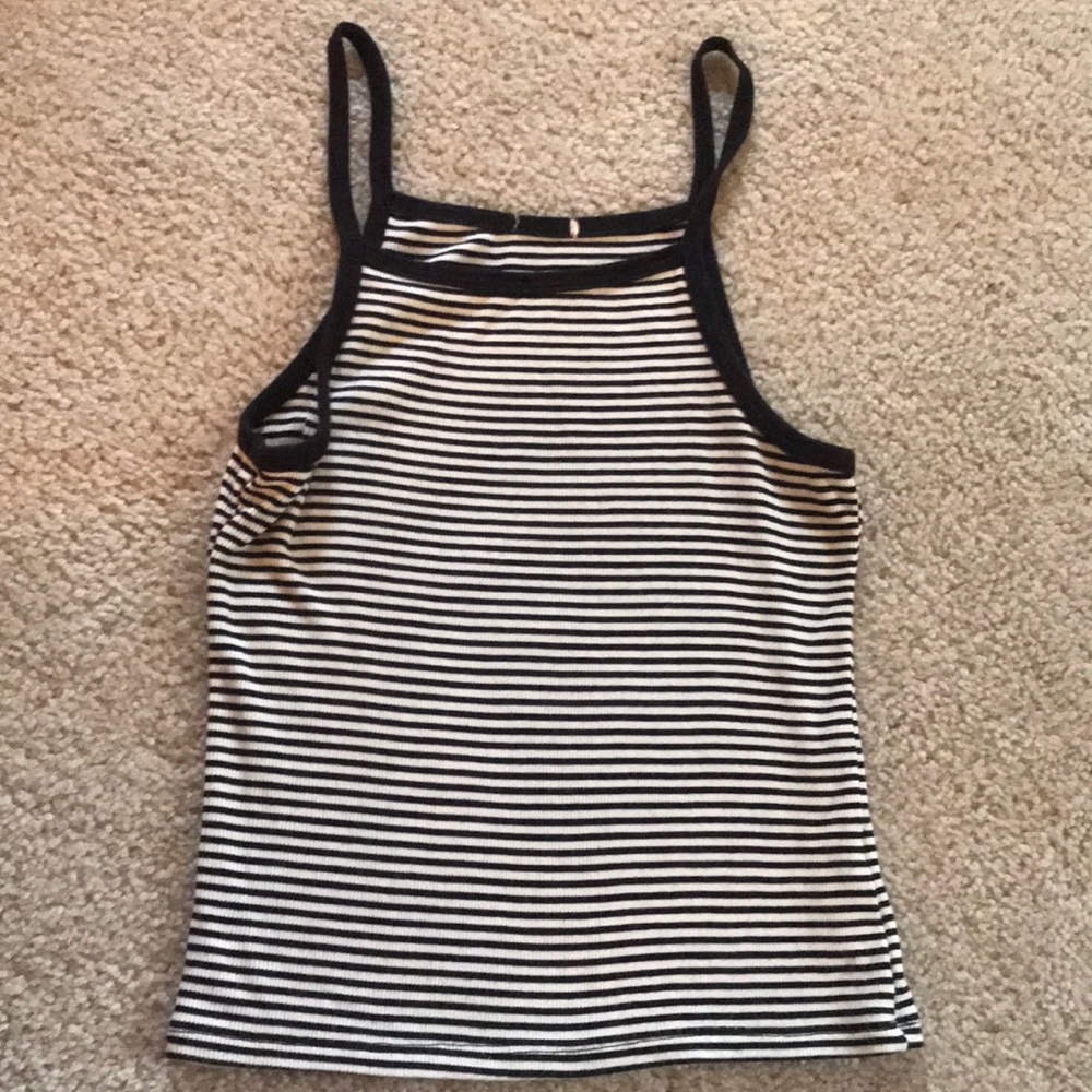 Stripped Crop Top